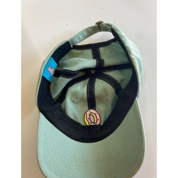 Odd Future OFWGKTA Tyler the Creator Donut Pink Strapback Hat Green - Picture 5 of 7